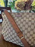 Gucci GG Supreme Monogram Abbey Crossbody Bag