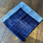 Vintage Burberry Navy Blue Nova Check Scarf