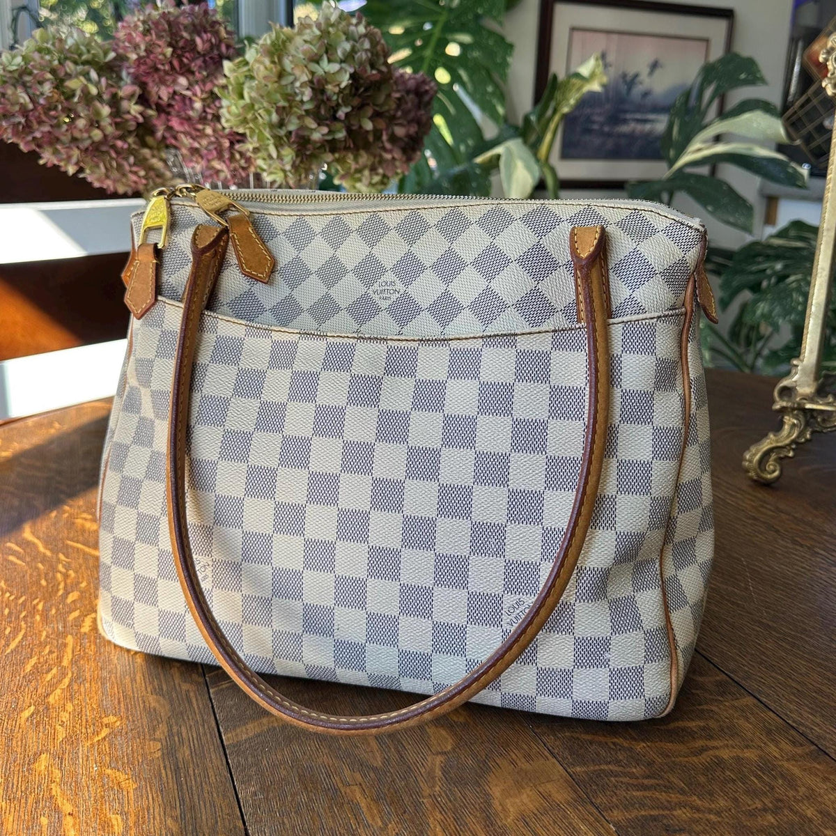 Louis Vuitton Damier Azur Tote Bag with Dust Bag